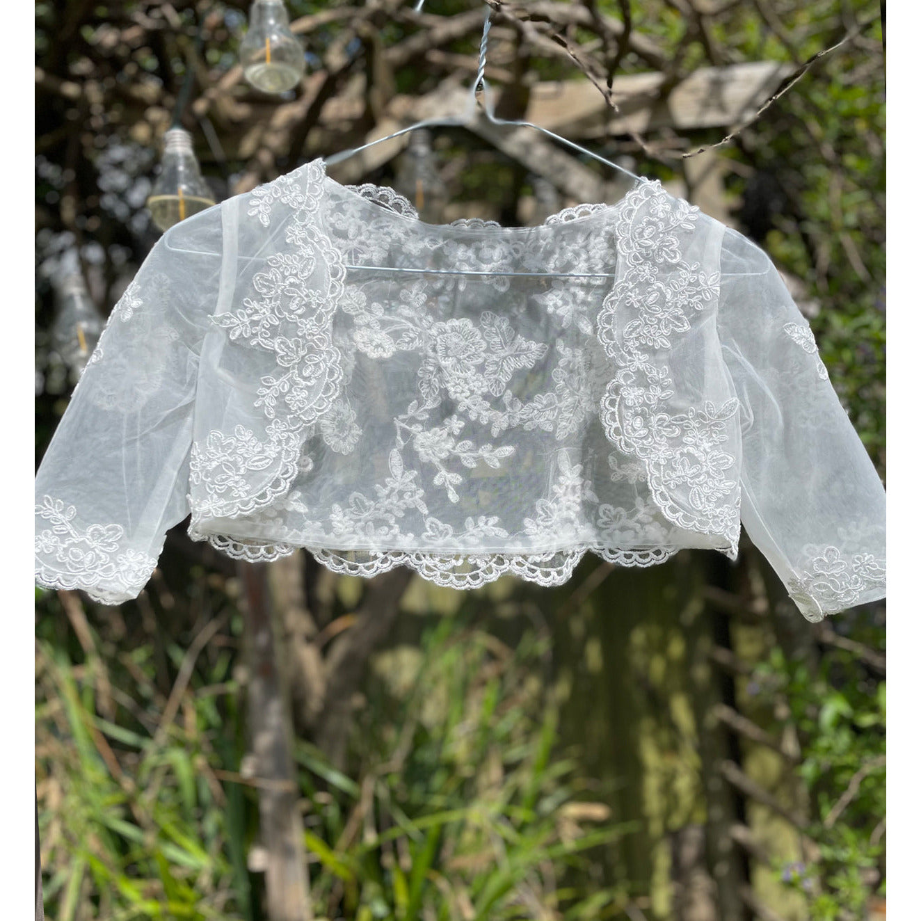 Flower girl sale lace bolero