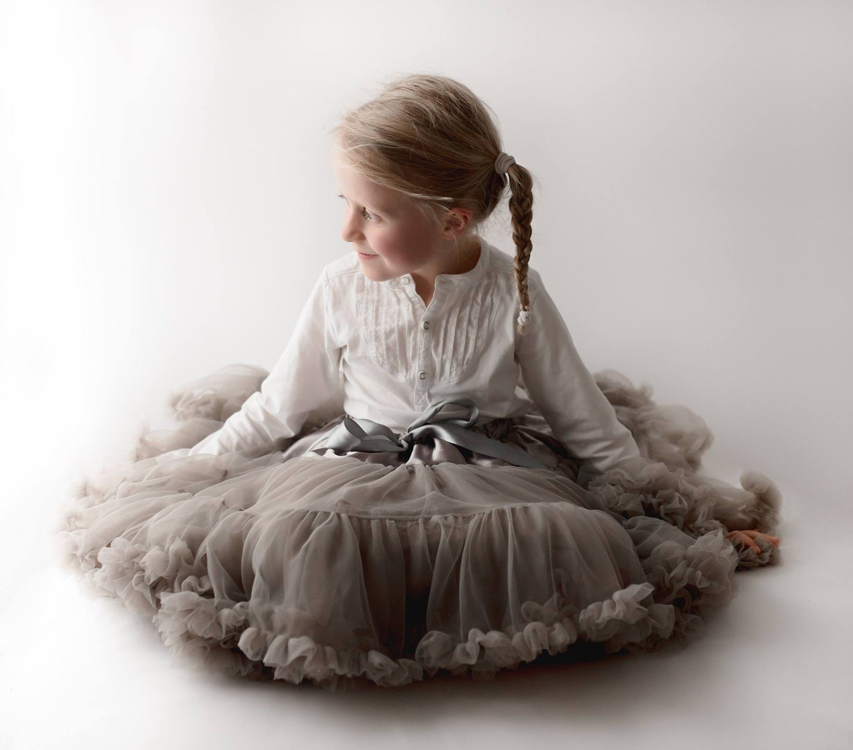 Amelie Pettiskirt in Charcoal