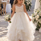 Aisling in Ivory White - Flower Girl or Ceremonial Dress