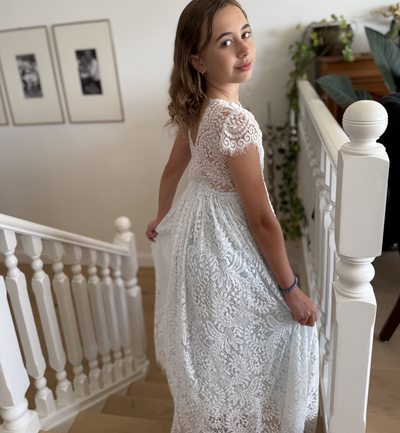 Aluna in Baby Blue ~  Flower Girl /Party Dress