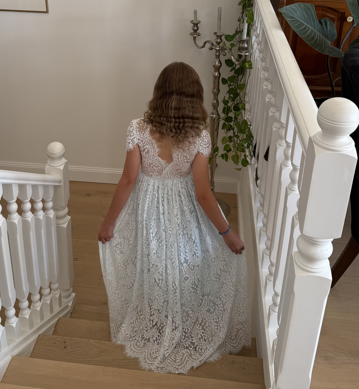 Aluna in Baby Blue ~  Flower Girl /Party Dress
