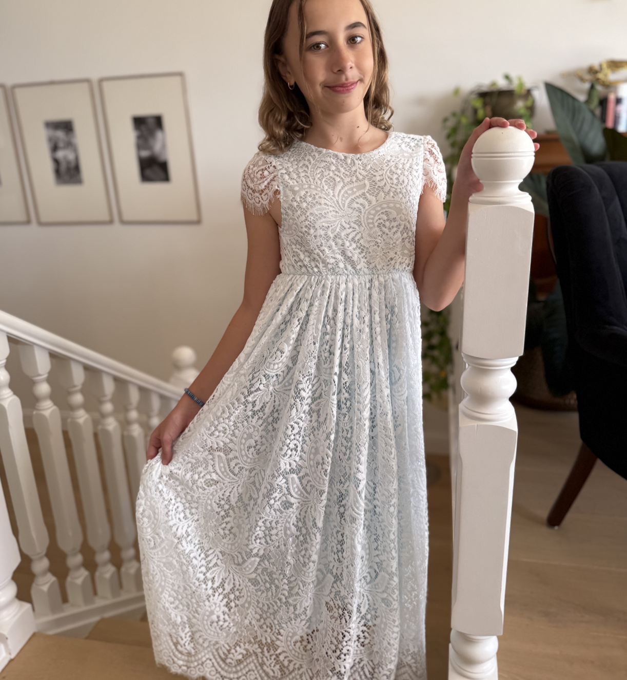 Aluna in Baby Blue ~  Flower Girl /Party Dress