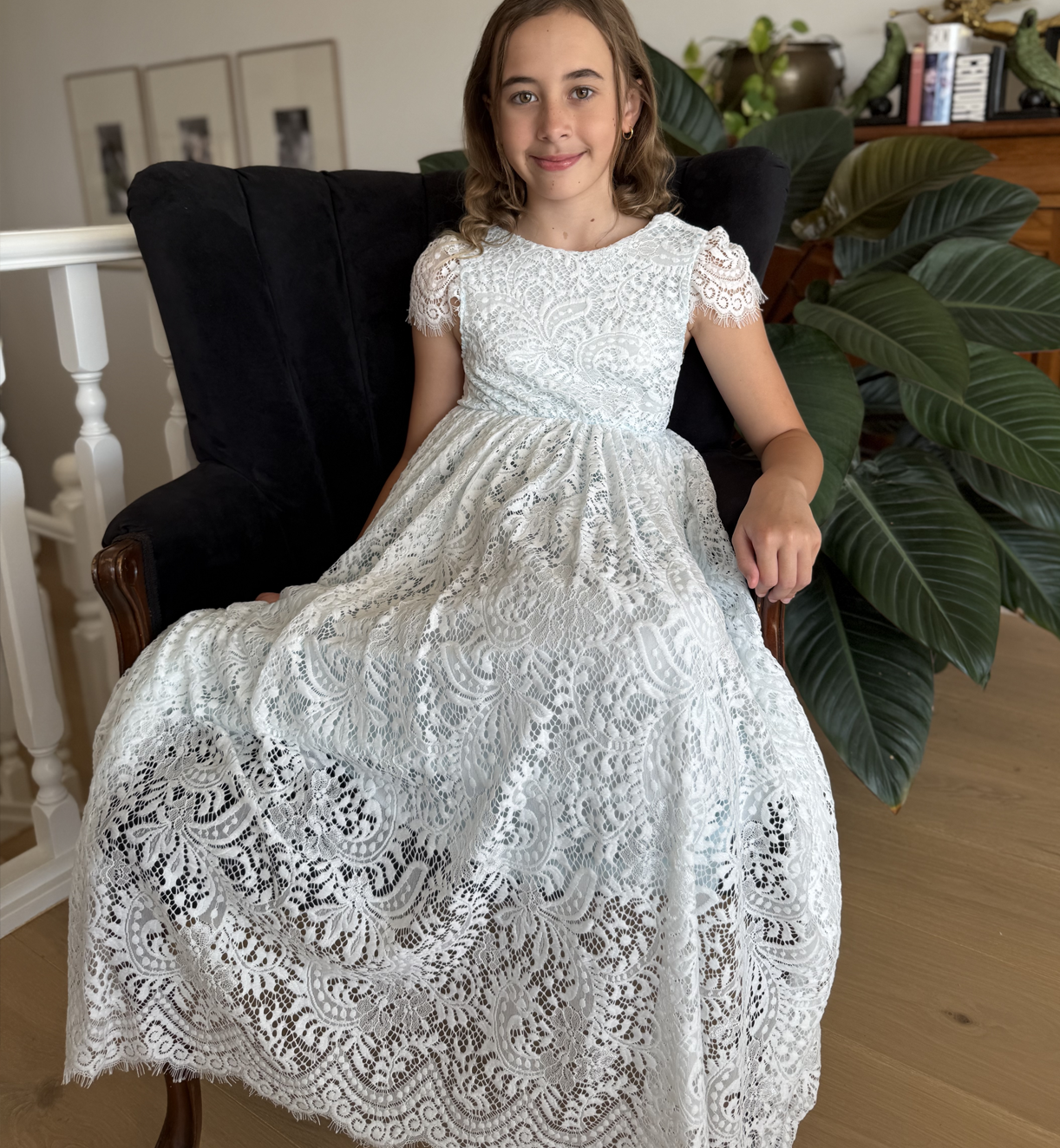 Aluna in Baby Blue ~  Flower Girl /Party Dress
