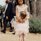 Aria in Blush/Apricot ~ Party or Flower Girl Dress