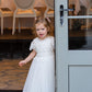 Audrey in Ivory White  (Baby + Toddler) ~ Party or Flower Girl Dress