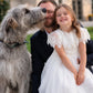 Audrey in Ivory White ~ Party or Flower Girl Dress