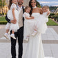 Audrey in Ivory White ~ Party or Flower Girl Dress