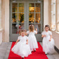 Audrey in Ivory White  (Baby + Toddler) ~ Party or Flower Girl Dress