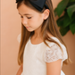 Isabella Headband with a pink satin drawstring bag.