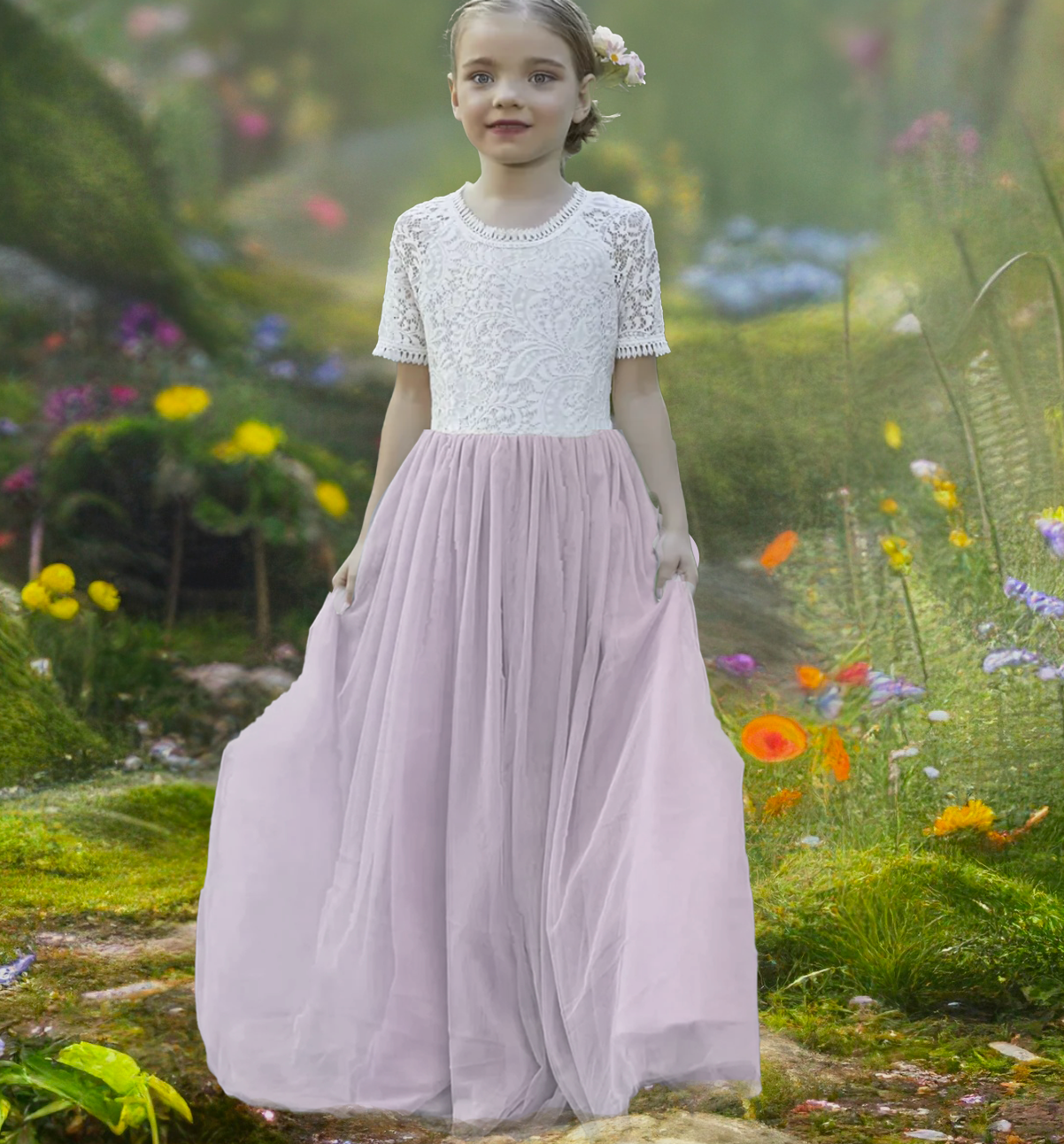 Bonnie in Baby Pink ~ Party Dress or Flower Girl Dress