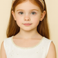 Hope ~ Gold + Ballet Pink (Ages 2 upwards) with a pink satin drawstring bag.