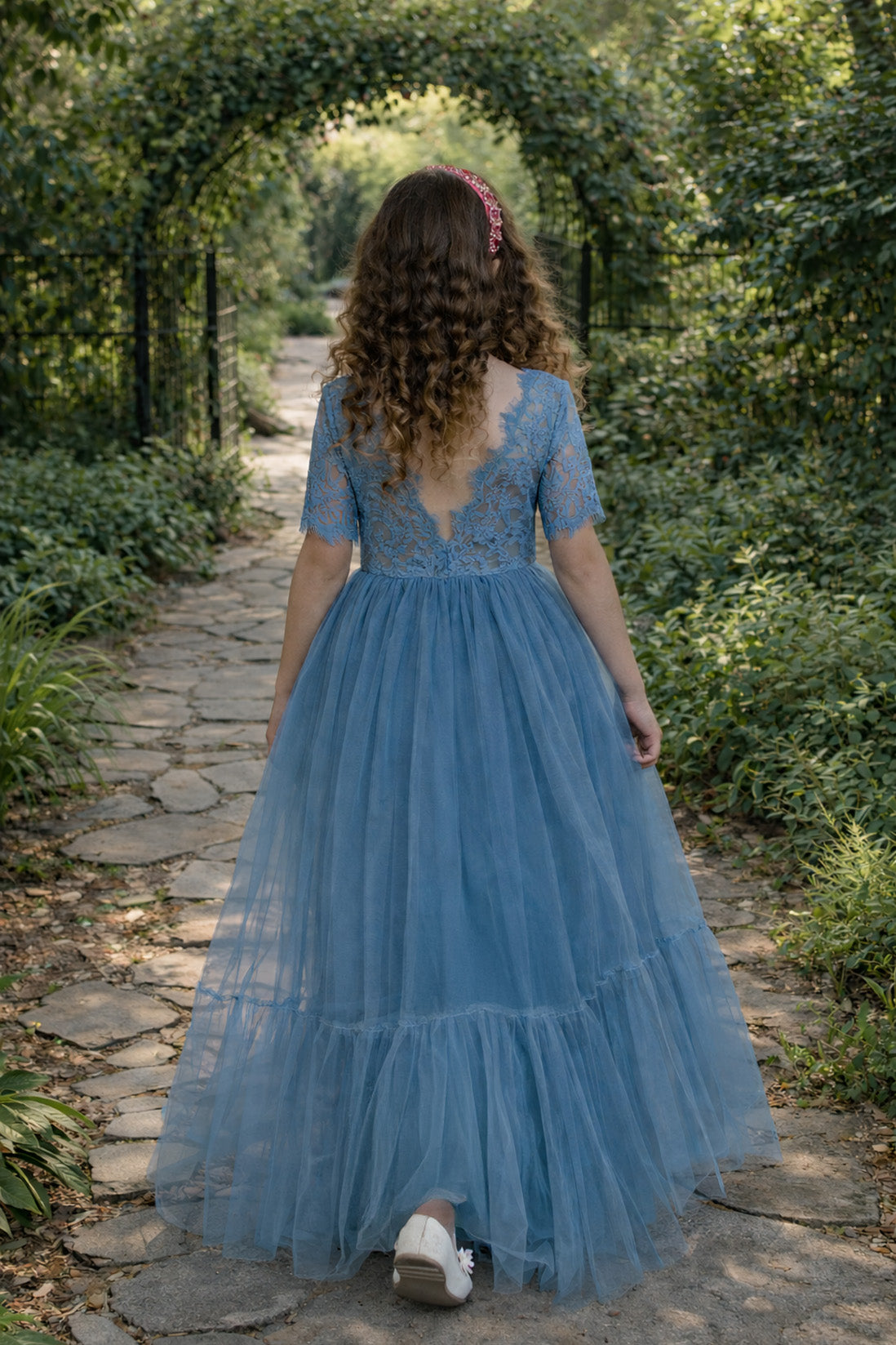 Blue Ivy in Dusty Blue ~ Party or Flower Girl Dress