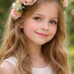 Blush Meadow Headband + Pink Satin Drawstring Bag - Ages 6 + upwards.