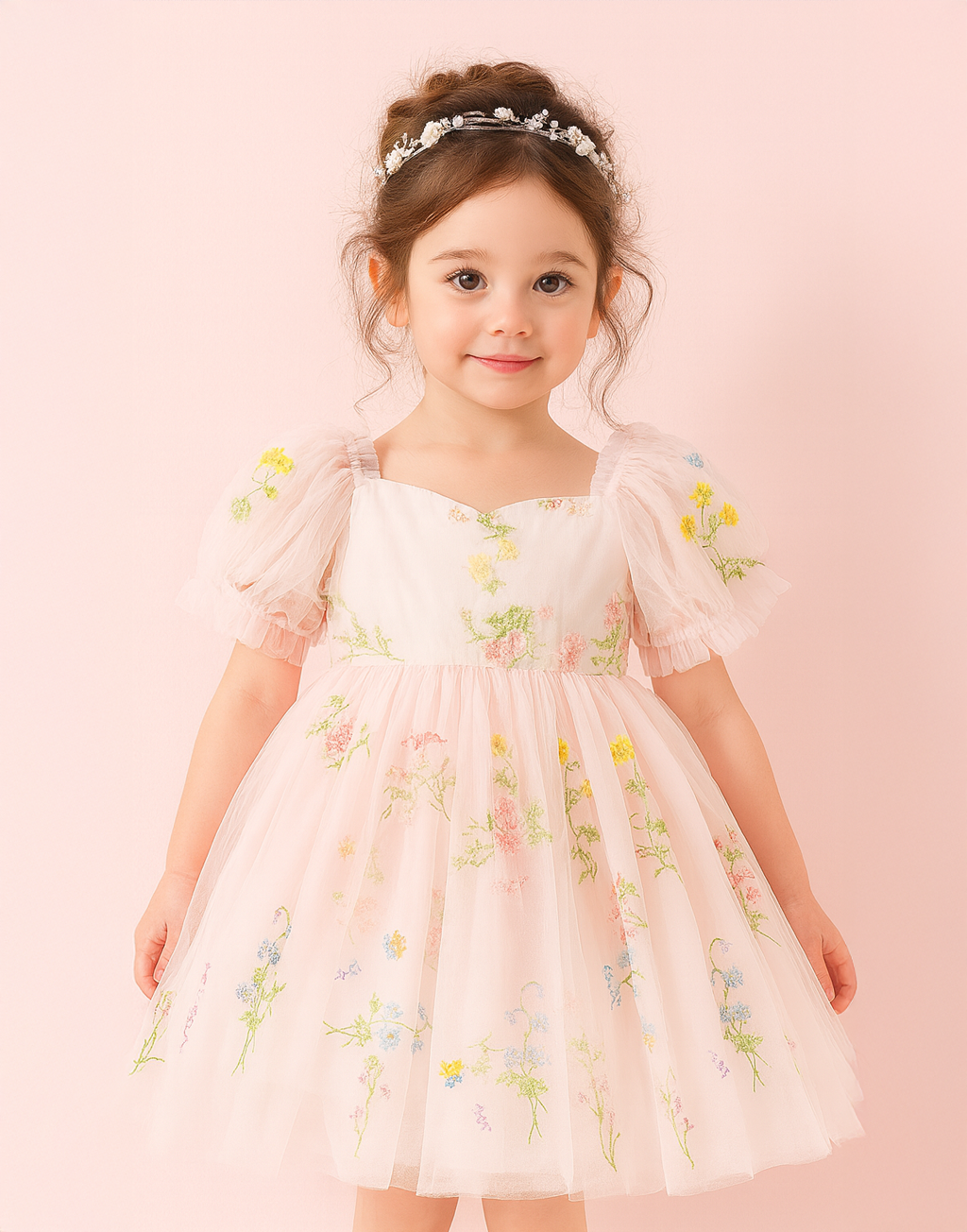Charlee in Ballet Pink ~ Flower Girl /Party Dress