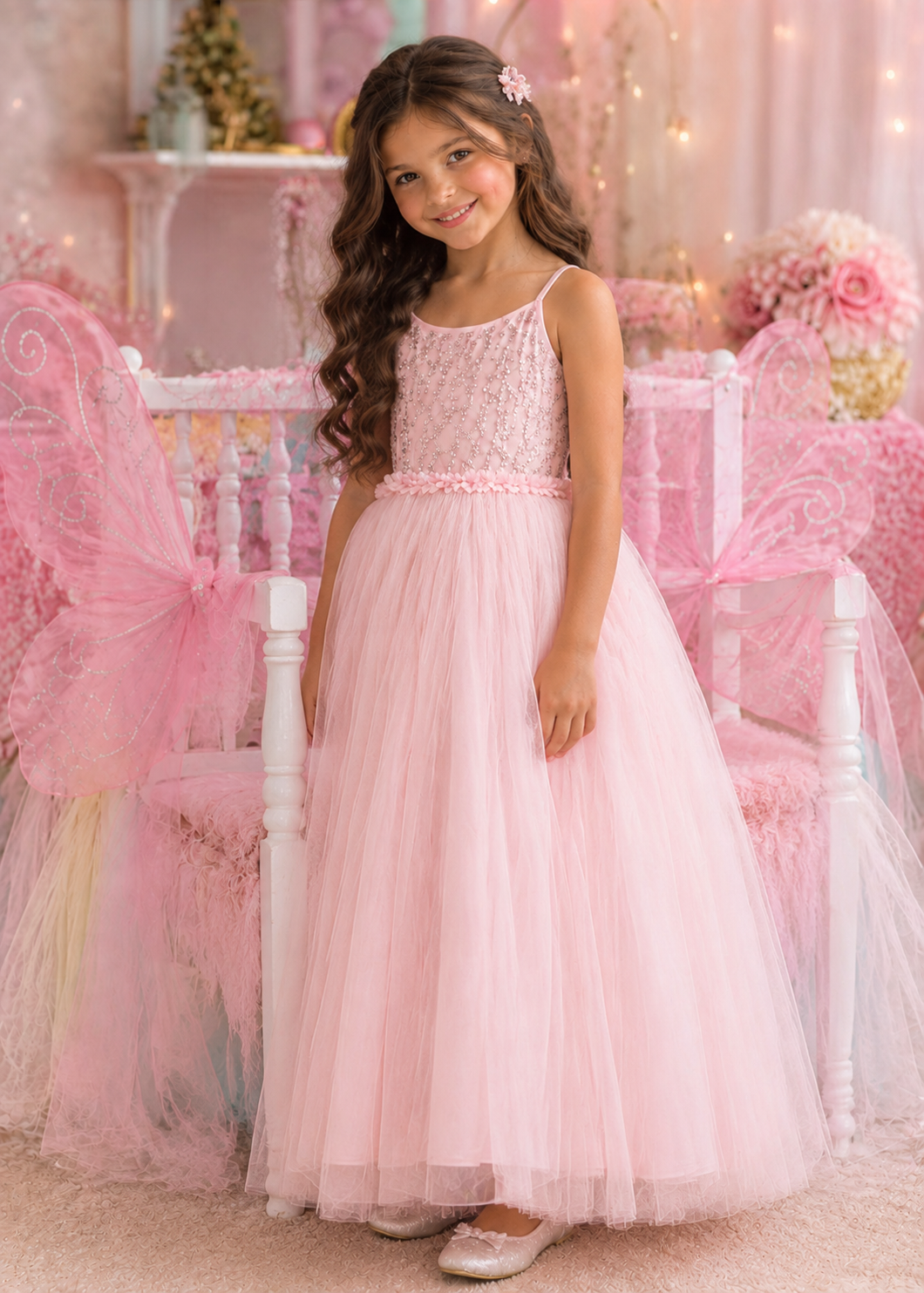 Daisy ~ Ballet Pink Party Girl Dress /Flower Girl Dress