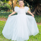 Clara - White Communion on Flower Girl Dress