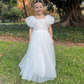 Clara - White Communion on Flower Girl Dress