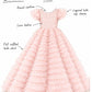 Eva in Ballet Pink Party Girl or Flower Girl Dress