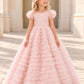 Eva in Ballet Pink Party Girl or Flower Girl Dress