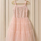 Fiora in Ballet Pink Party Dress + Bolero (Tween/Teen)
