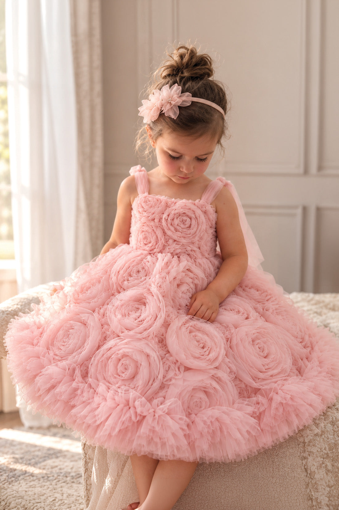 Farah in Dusty Rose ~ Party Dress