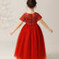 Grace in Red Party Dress or Flower Girl