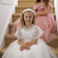 Grace in Dusty Rose Party Dress or Flower Girl