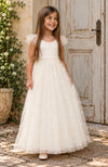 Heidi ~ Antique Cream Party Girl Dress