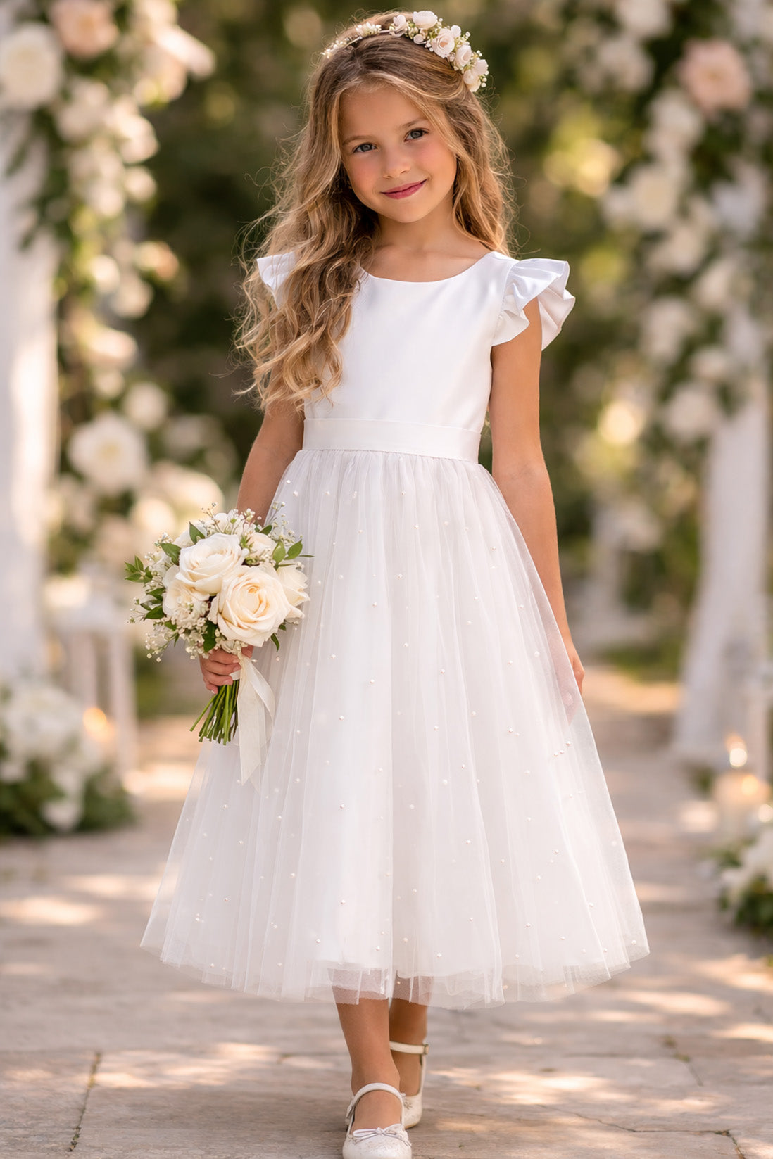 Helena in Ivory White ~ Luxurious Ceremonial Dress (New Dimensions)