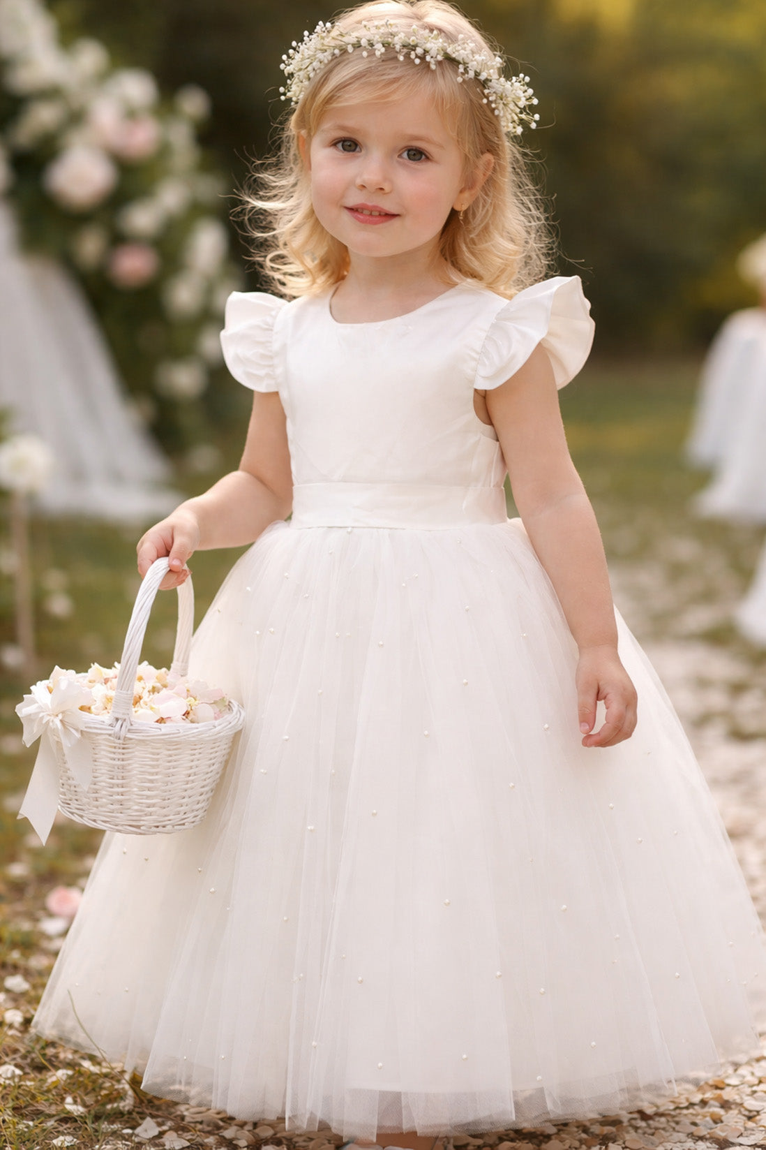 Helena in Ivory White ~ Luxurious Ceremonial Dress