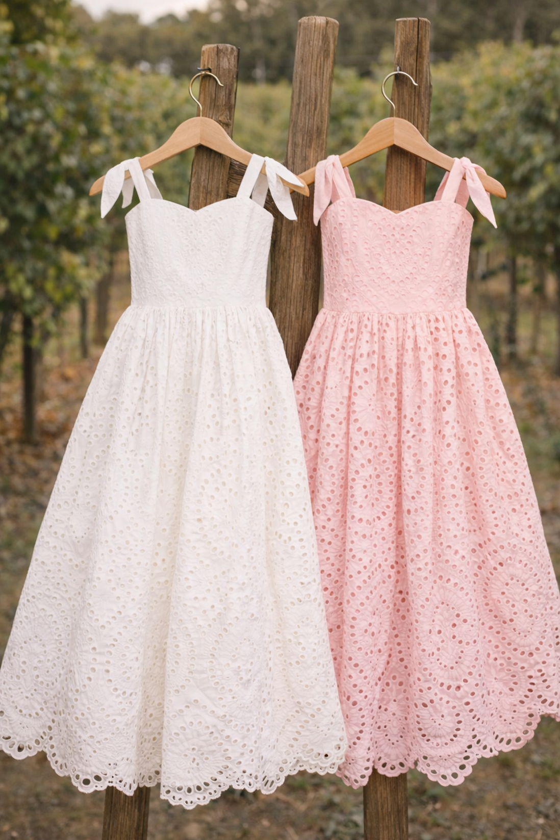Kiera in Ivory White ~ Party or Flower Girl Dress