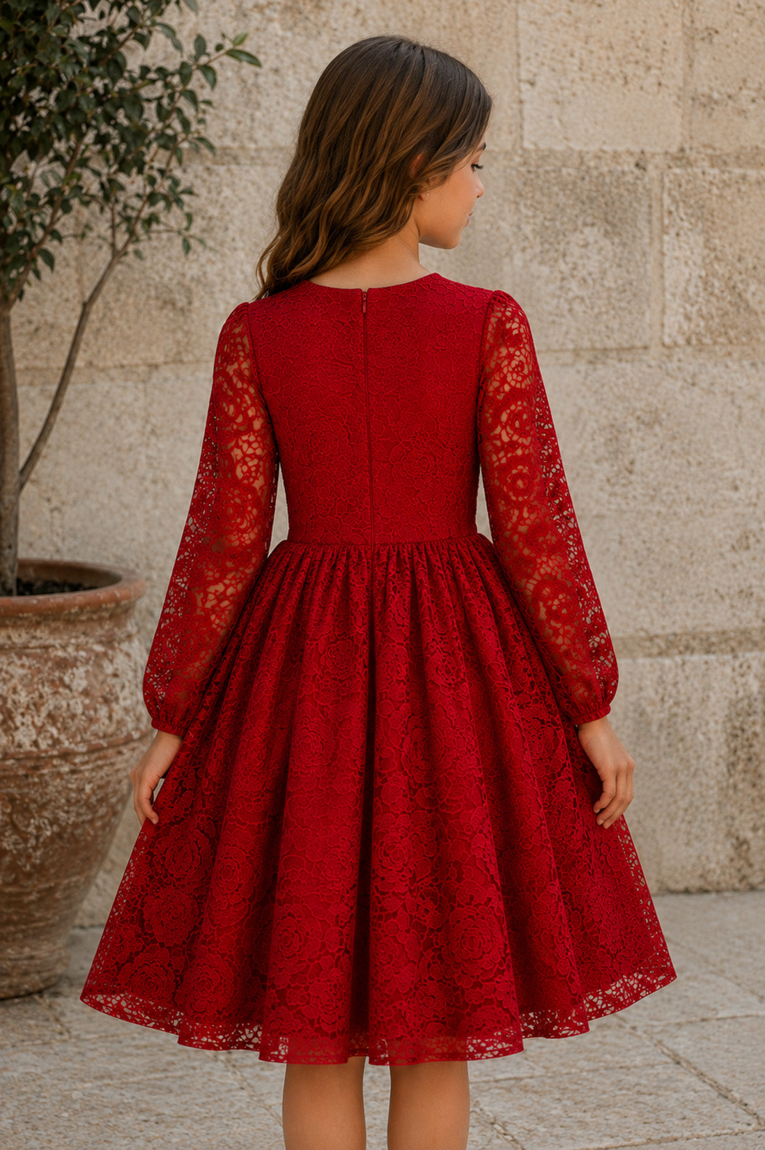 Lacy Party Dress (Tween/Teen)
