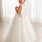 Maryanne Baby Pink + Ivory White Skirt - Flower Girl Dress