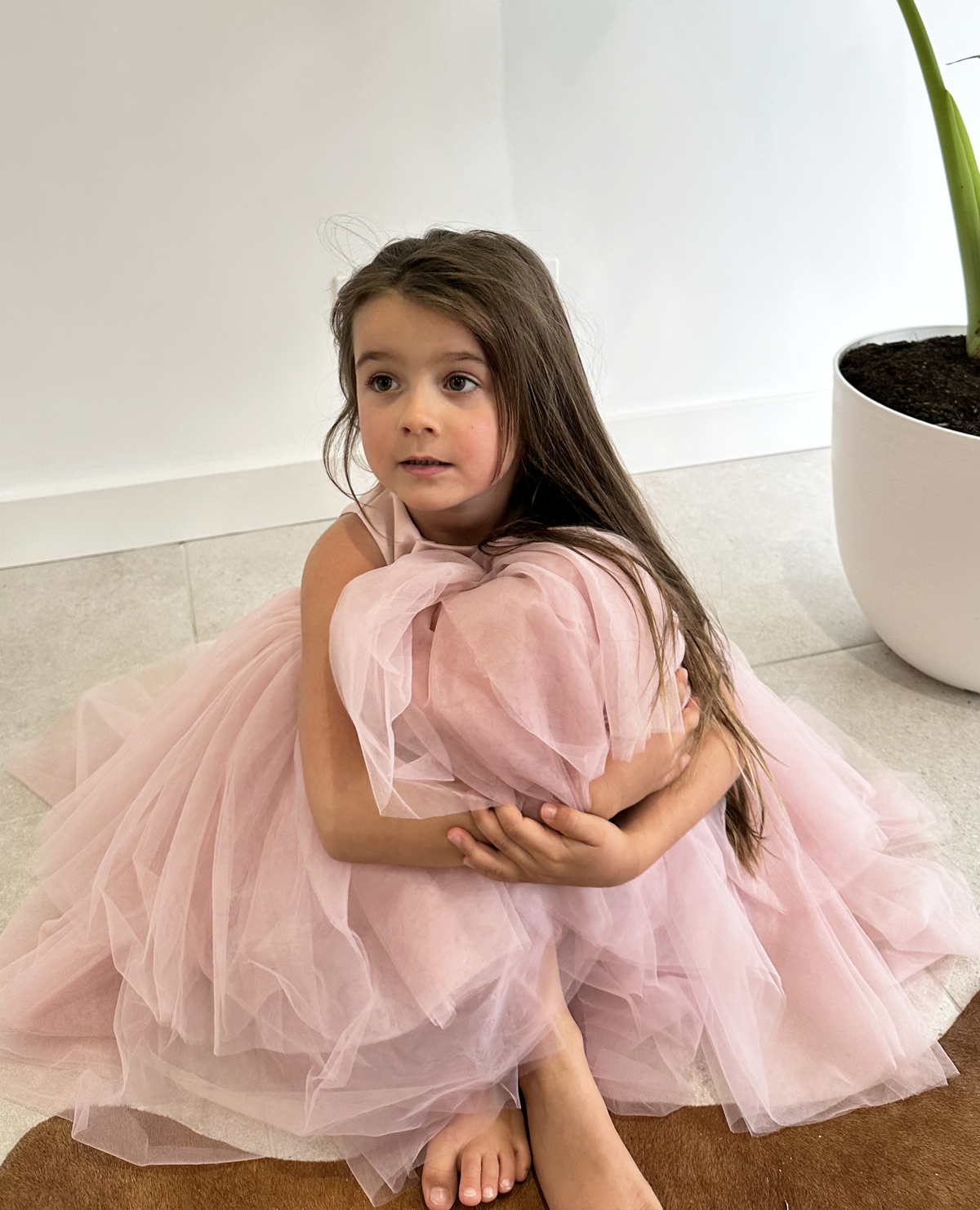 Mia in Rose ~ Party or Flower Girl Dress