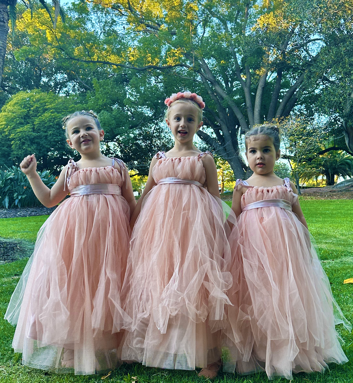 Mina in Blush ~ Party or Flower Girl Dress