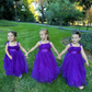 Mina in Blackberry ~ Party or Flower Girl Dress