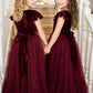 Noel in Burgundy(Baby + Toddler) ~ Party or Flower Girl Dress