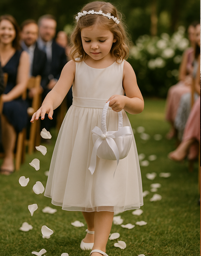 Satin Petal Basket