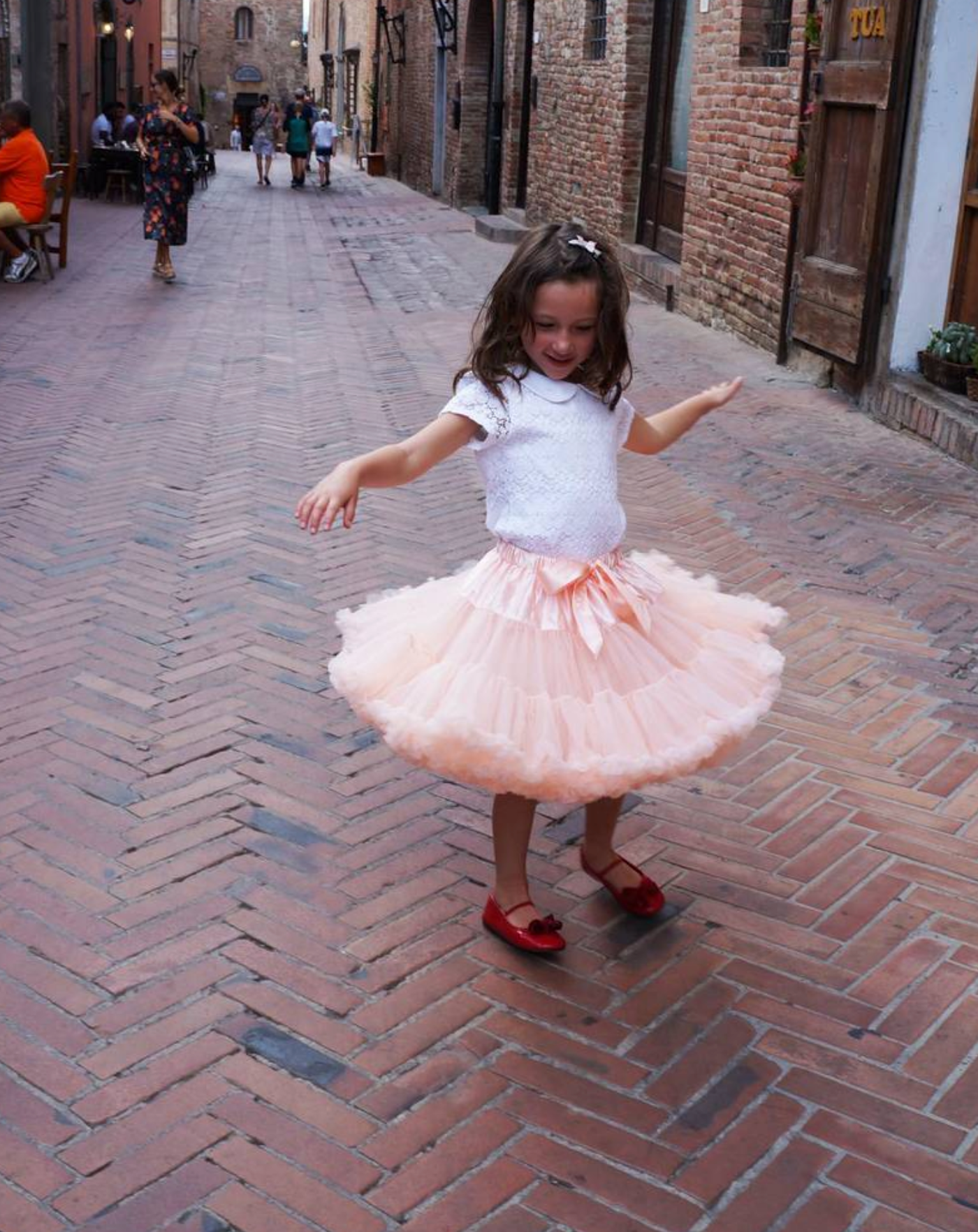 Amelie Pettiskirt in Peach
