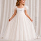 Azalea ~ Ivory White Party or Flower Girl Dress