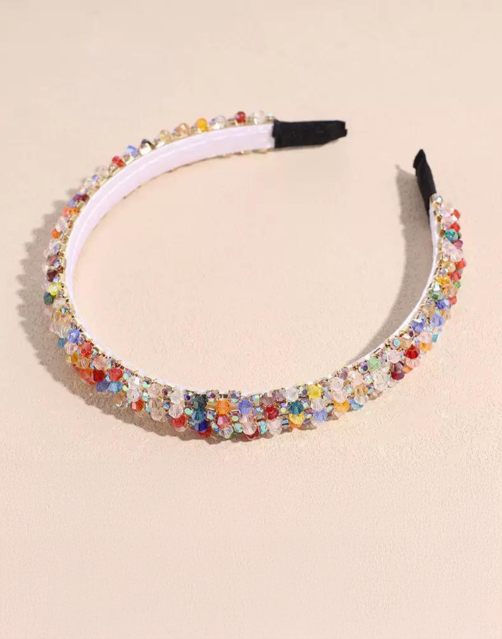 Sparkles Headband (Ages 3 upwards) with a pink satin drawstring bag.
