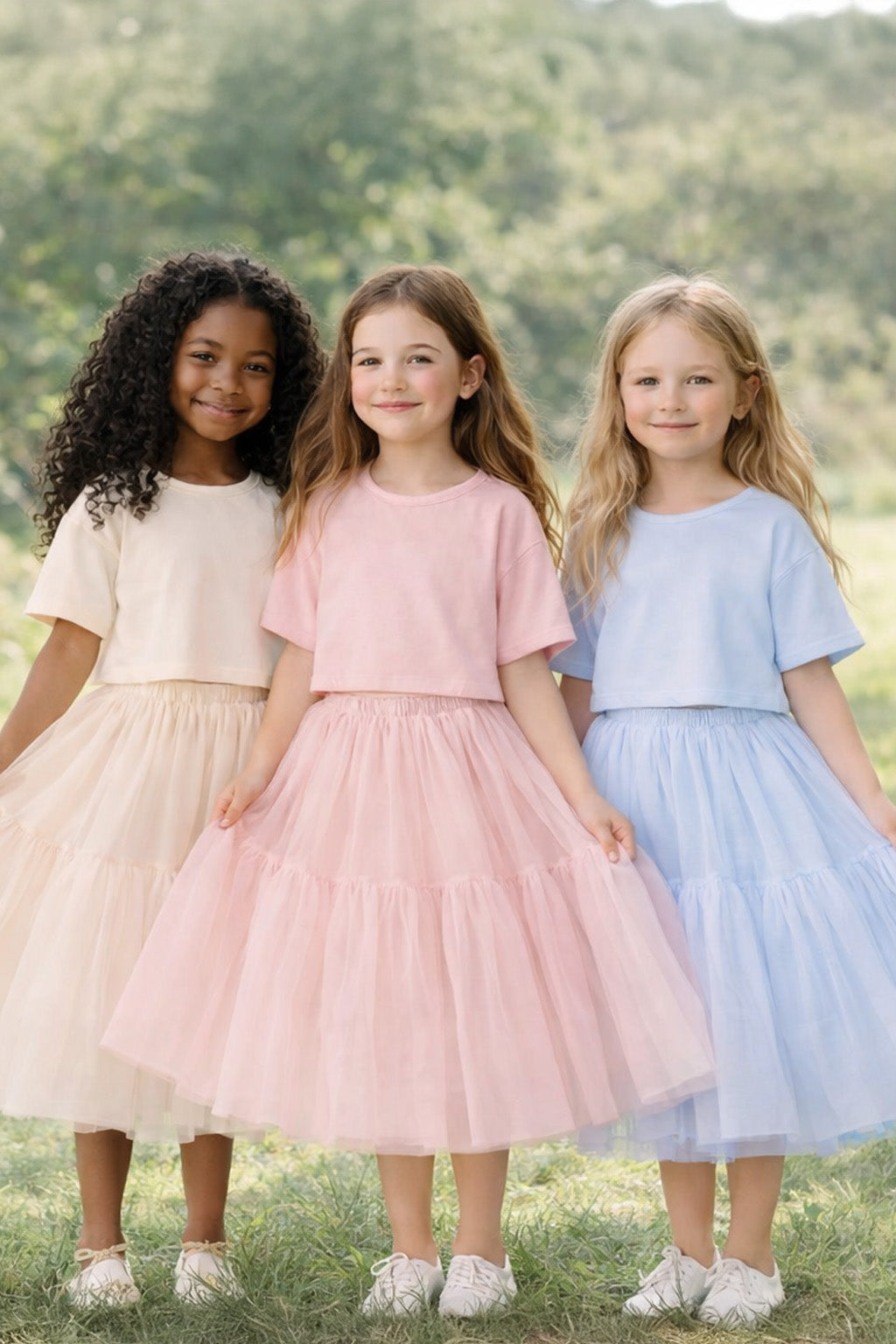 Willow Tutu in Ballet Pink + Pink Satin Drawstring Bag