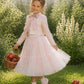 Willow Tutu in Ballet Pink + Pink Satin Drawstring Bag