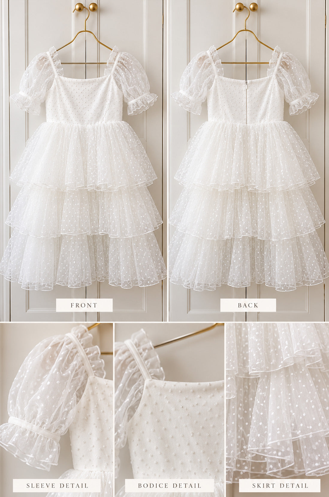 Isla ~ Ivory White Party Girl Dress
