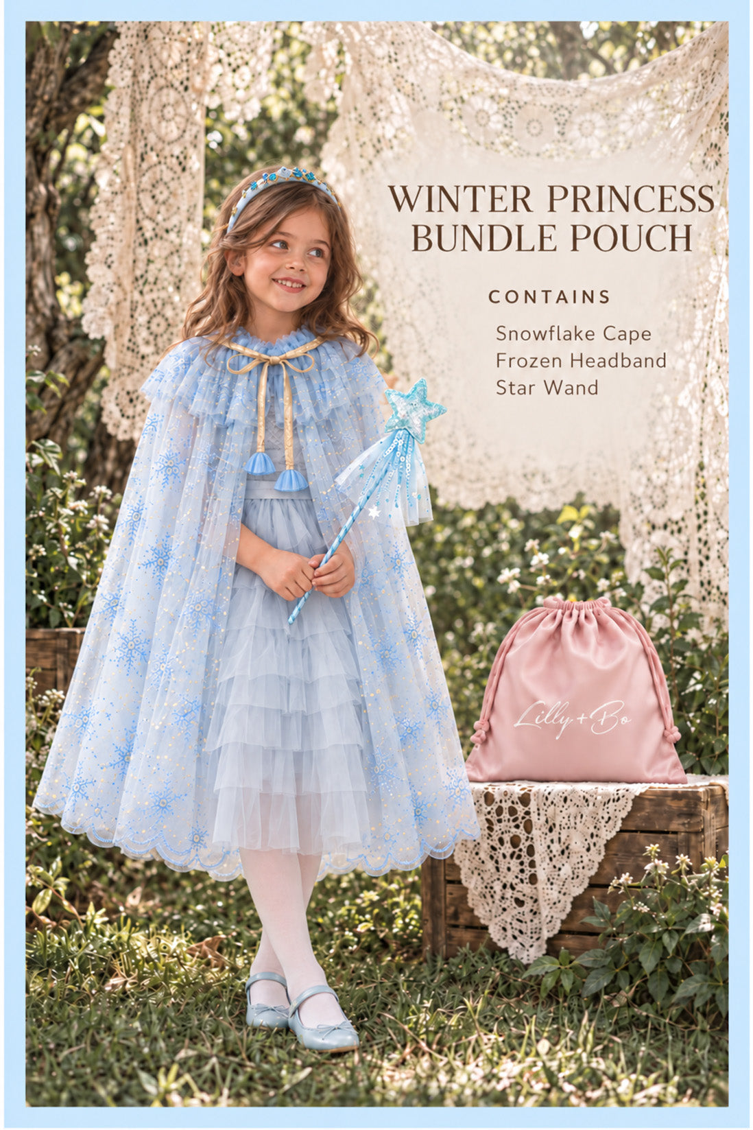 Winter Princess Pouch Powder Blue ~ Limited Edition