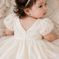 Adele in Antique Cream Flower Girl Dress {Baby + Toddler}