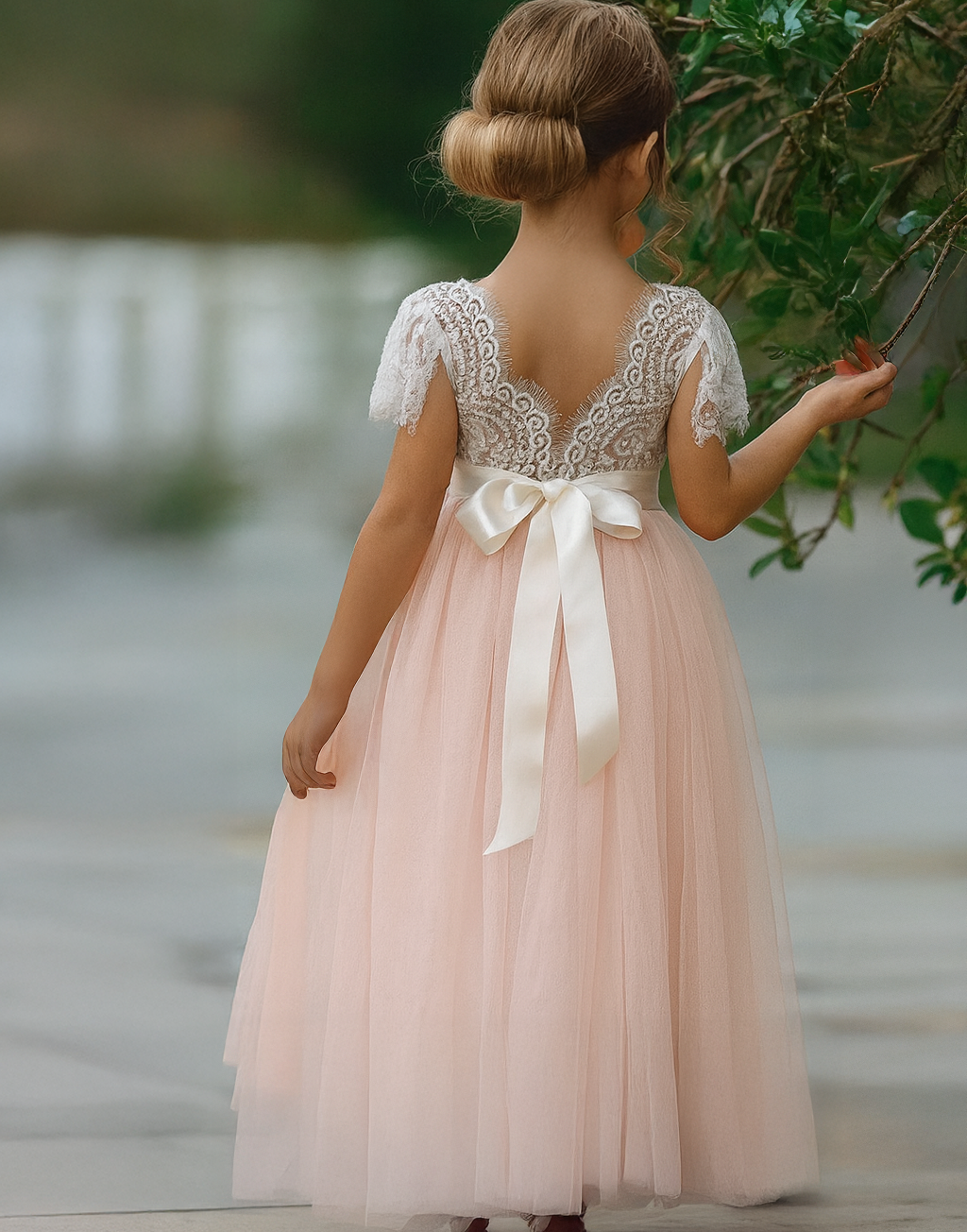 Anastasia in Baby Pink ~ Party or Flower Girl Dress