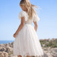 Anya in Ivory White ~ Party or Flower Girl Dress