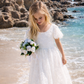 Anya in Ivory White ~ Party or Flower Girl Dress