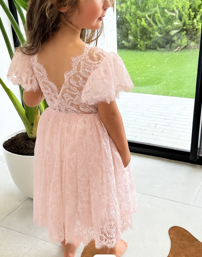 Anya in Ballet Pink ~ Party or Flower Girl Dress